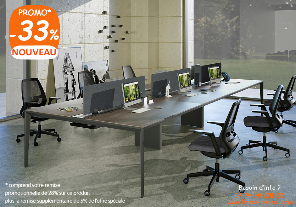 Un bureau design pour un espace de travail confortable ? PIKO est fait pour  vous