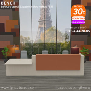 banque-d-accueil-pmr-design-luxueuse-3-postes-orange-brulee-et-orme-blanchi-bench